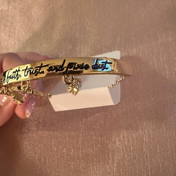 Disney Tinker Bell Charm Bracelet – Faith, Trust, and Pixie Dust - Picture 10 of 12